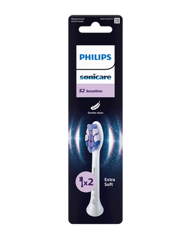 Sonicare Sensitive HX6052/87 elektriskās zobu birstes uzgaļi (2 gab.) — PHILIPS