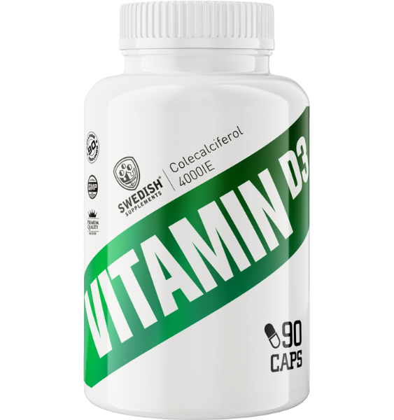 SWEDISH SUPPLEMENTS D3 vitamīns 4000 IU, 90 kapsulas