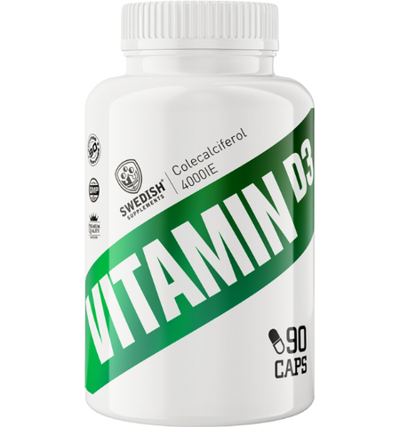 SWEDISH SUPPLEMENTS D3 vitamīns 4000 IU, 90 kapsulas