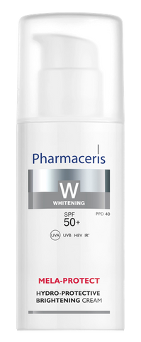 PHARMACERIS W Mela-Protect Spf 50+ sejas hydratējošais balinošais krēms, 50 ml