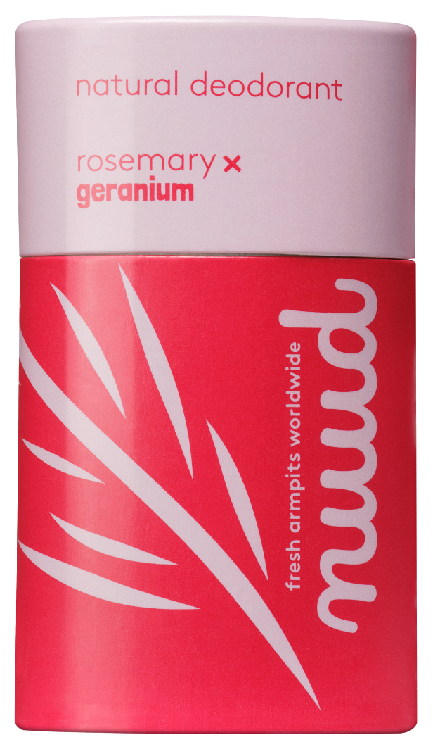 NUUD Dezodorants ar rozmarīnu un pelargoniju, 45 g