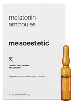 MESOESTETIC Melatonin Naktīgais Šķīdums Ampulās (10 ml, 2 ml/gab.)