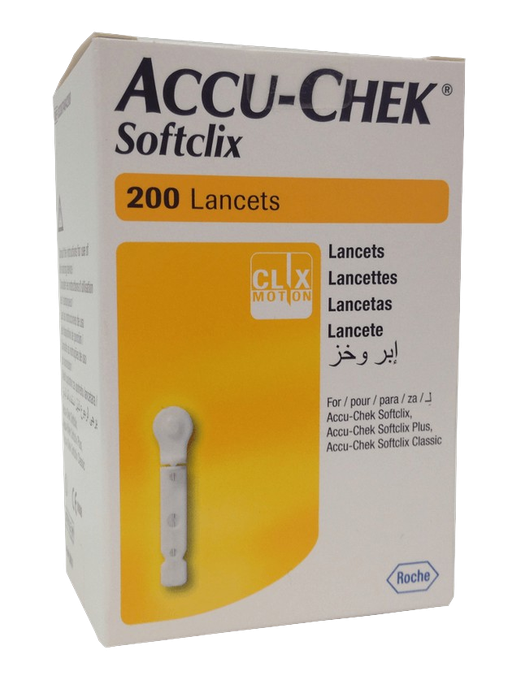 Accu-Chek Softclix - 200 vienreizlietojamas teststrēmeles