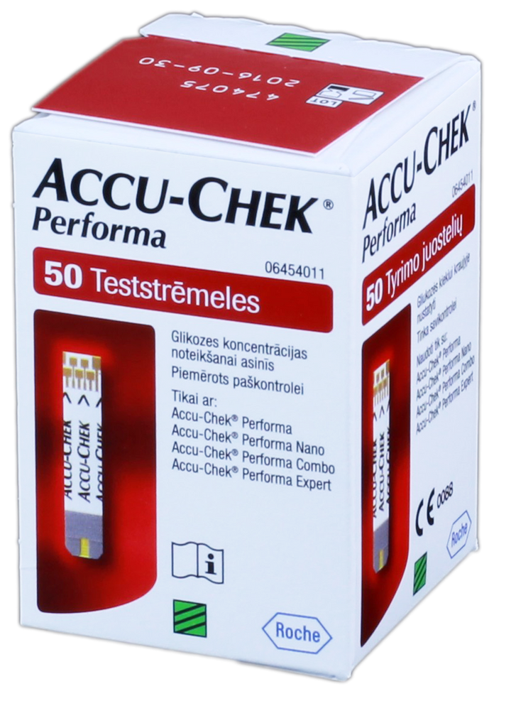 ACCU-CHEK Performa, 50 testa strēmeles