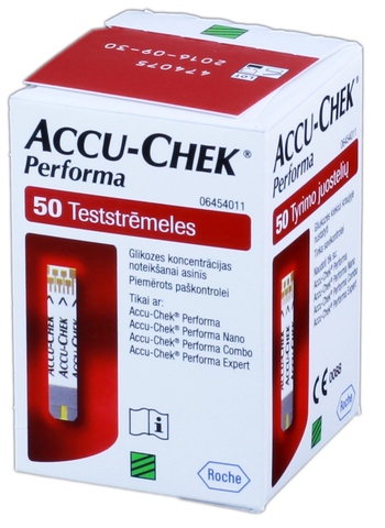 ACCU-CHEK Performa, 50 testa strēmeles