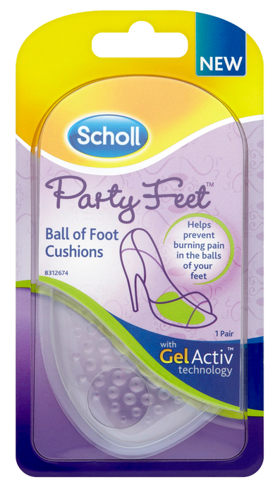 SCHOLL Party Feet gēla ieliktņu komplekts vienam pārim