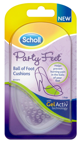 SCHOLL Party Feet gēla ieliktņu komplekts vienam pārim