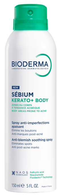 BIODERMA Sebium Kerato + sprejs ķermenim, 150 ml