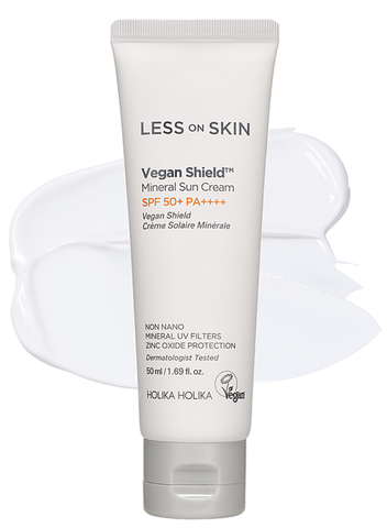 HOLIKA HOLIKA Vegan Shield Mineral SPF50+ Without Nano Formula — saules aizsarglīdzeklis 50 ml