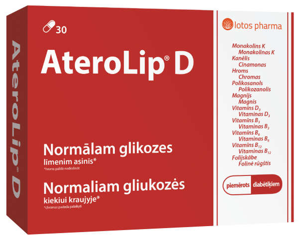AteroLip® D kapsulas 30 gabali