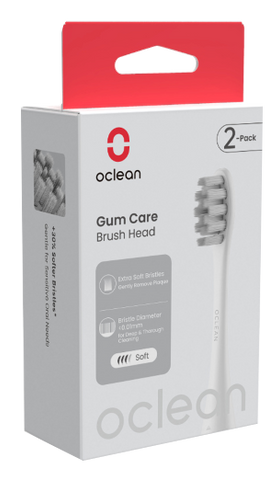 OCLEAN Professional Gum Care P1C12 White elektriskajai zobbirstu — 2 uzgaļi