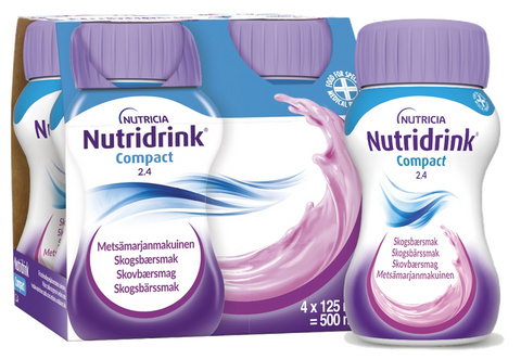 NUTRICIA Nutridrink® meža ogu garšā 125 ml dzēriens, 4 iepakojumi