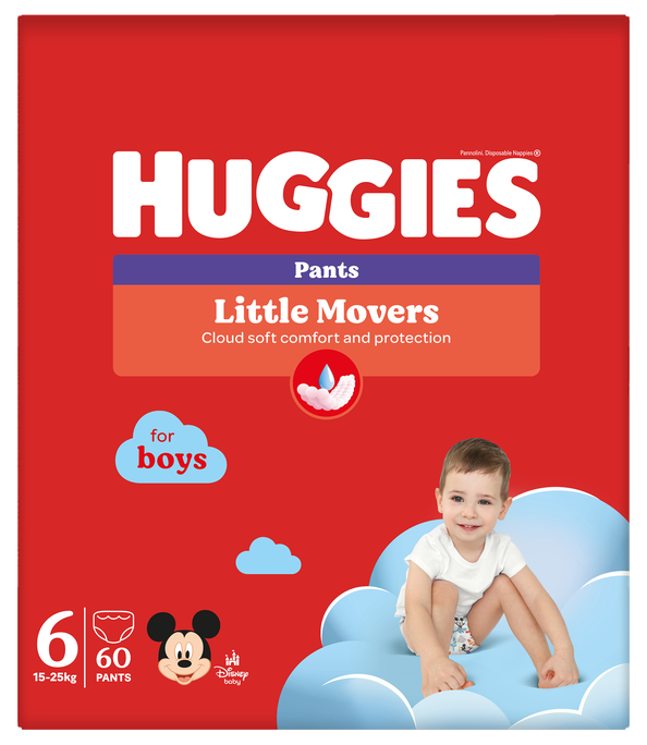Huggies Pants S6 zēniem, 15-25 kg, ievilkamas biksītes, 60 gab.