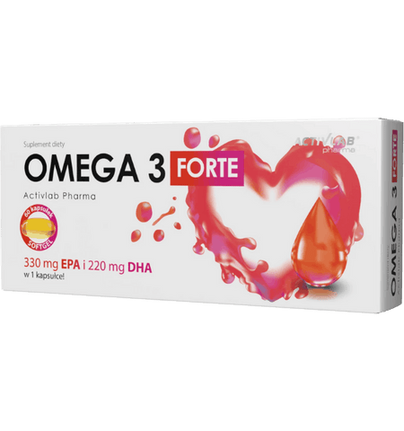 Omega Forte 60 mīkstas kapsulas ar zivju eļļu no ACTIVLAB
