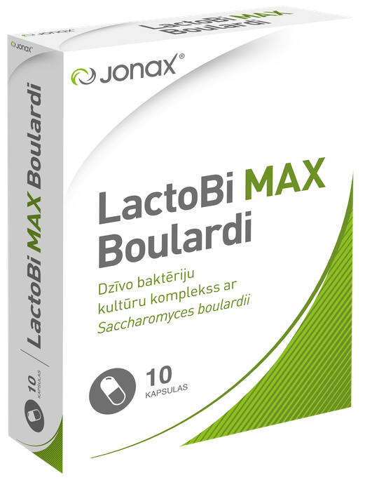 JONAX Max Boulardi Lactobi kapsulas, 10 gab.