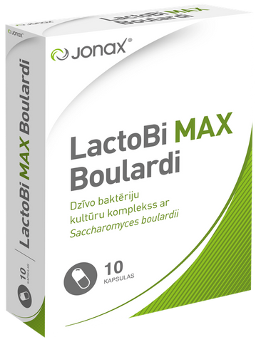 JONAX Max Boulardi Lactobi kapsulas, 10 gab.