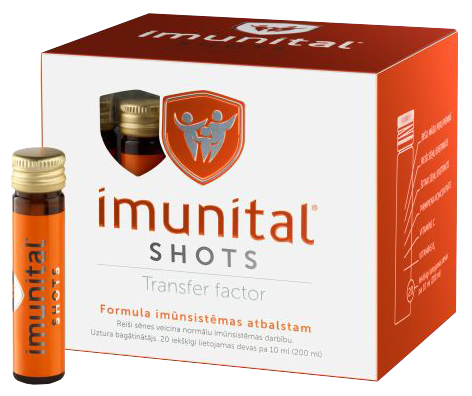 Imunital Shots ampulas, 20 gab. - imunitātes atbalsts