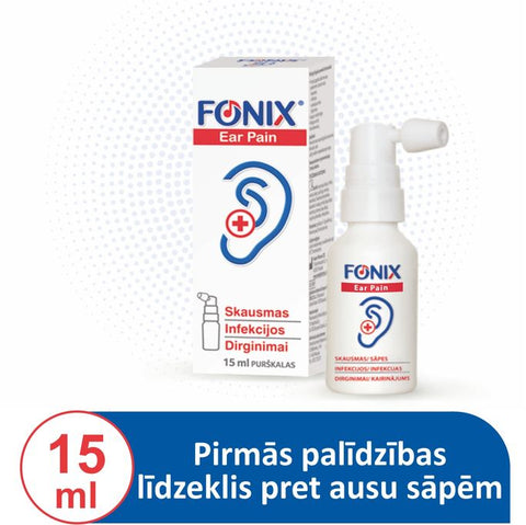 FONIX ausu sāpju eļļa, 15 ml aerosols