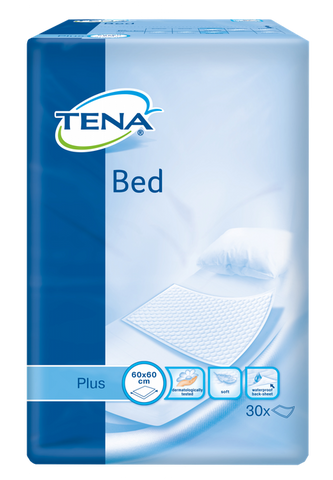 Absorbējošie paladziņi TENA Bed Secure Zone Plus 60 x 60 cm (30 gab.)