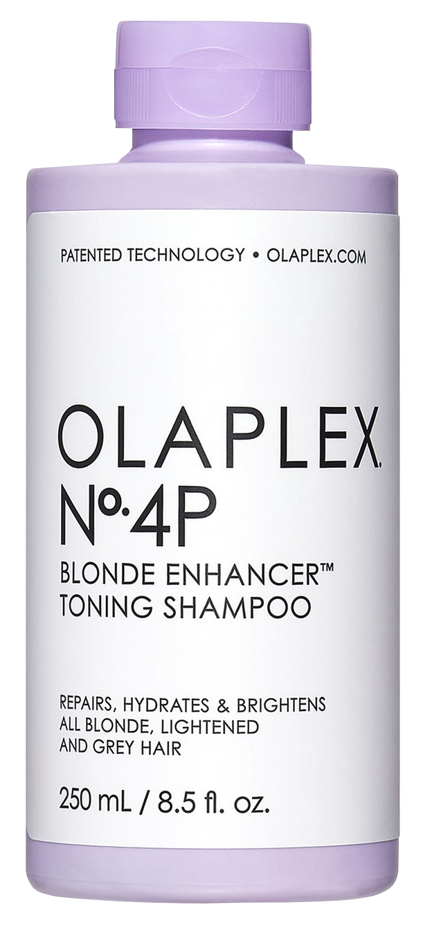 OLAPLEX Nr. 4P Blonde Enhancer tonējošais šampūns matu spilgtumam, 250 ml