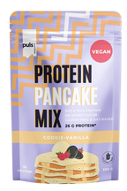 PULS NUTRITION Vegānisks proteīna pankūku maisījums – vaniļas garšas sīkdienas, 500 g
