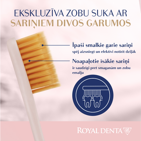 ROYAL DENTA Gold Super Soft - mīksta zobu birste 4 gab.iets