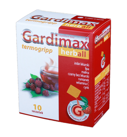 GARDIMAX Termogripp – Herbal paciņas (10 gab.)