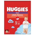 HUGGIES Pants S5 pull-up for boys, 12-17kg, box biksītes, 68 gab.