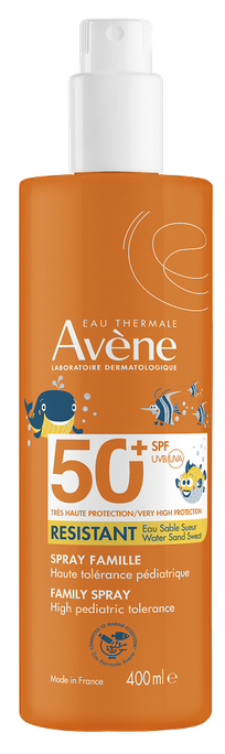 AVENE SPF50+ Saules aizsargs ģimenei, 400 ml aerosols
