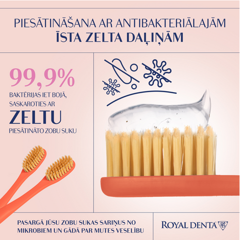 ROYAL DENTA Gold mīkstā zobu birste, 1 vienība
