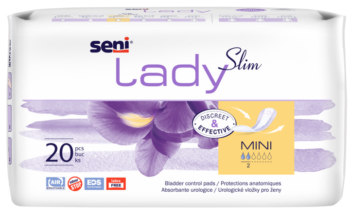 Seni Lady Slim Mini uroloģiskie ieliktņi, 20 gab.