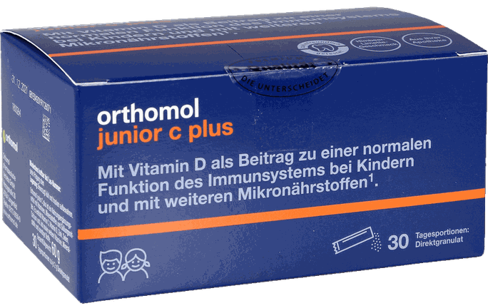 ORTHOMOL Junior C Plus, 30 paciņu komplekts