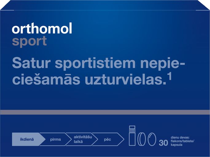 ORTHOMOL Sport deva, 30 gab.
