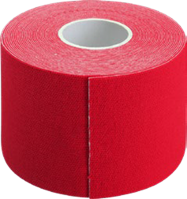 Sarkans kinezioloģiskais teips NORDEPLAST 5 cm × 5 m (1 rullis)