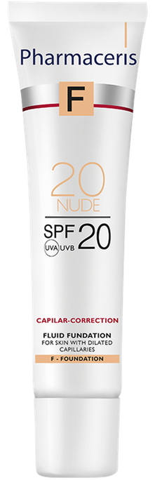 PHARMACERIS F Capilar-Correction Nude SPF 20 fluīds 30 ml