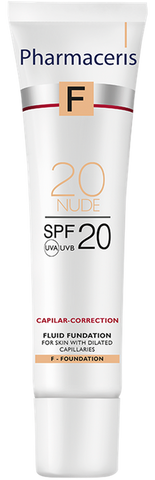PHARMACERIS F Capilar-Correction Nude SPF 20 fluīds 30 ml