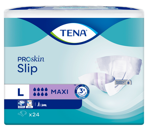 TENA ProSkin Slip Maxi L autiņbiksītes, 24 gab., Large izmērs