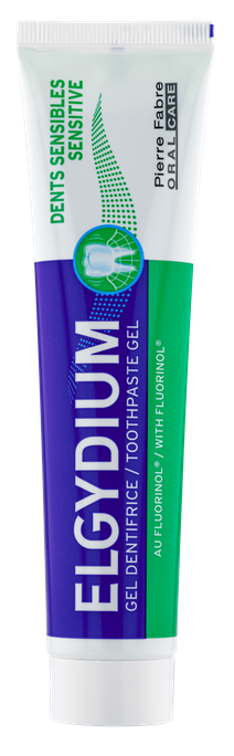 ELGYDIUM jutīgiem zobiem paredzēta gēla zobu pasta 75 ml