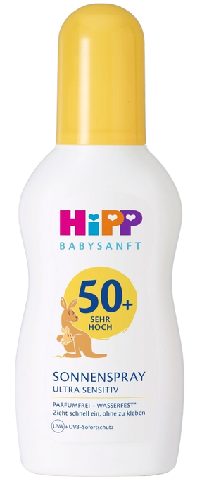 HIPP Saules aizsargsprejs SPF 50+, 150 ml