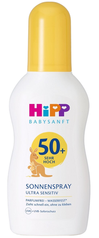HIPP Saules aizsargsprejs SPF 50+, 150 ml