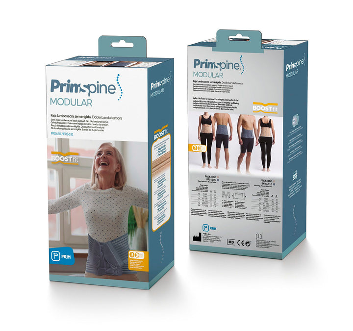 PRIM Spine Modular Low (XL) - lumbosakrālā muguras ortoze, 1 vienība