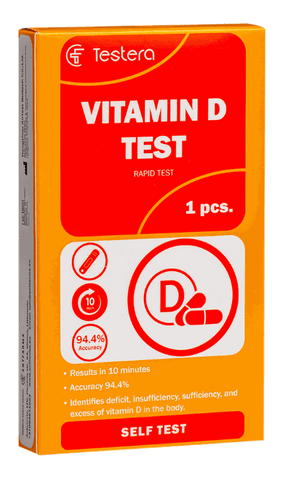 D vitamīna līmeņa diagnostikas tests TESTERA, 1 vienība
