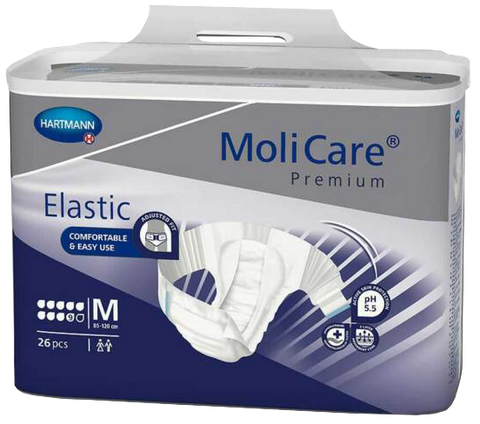 MOLICARE Premium Elastic - nesaturēšanas biksītes, iepakojums 26 gab.