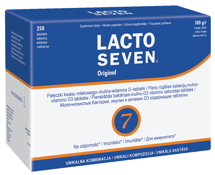 LACTO SEVEN Original, 250 tabletes