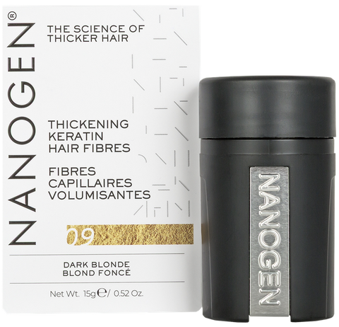 NANOGEN Keratin matu šķiedras tumšā blondā krāsā, 15 g