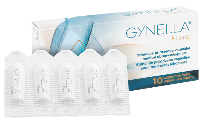 Vaginālās svecītes GYNELLA Flora, 10 gab.