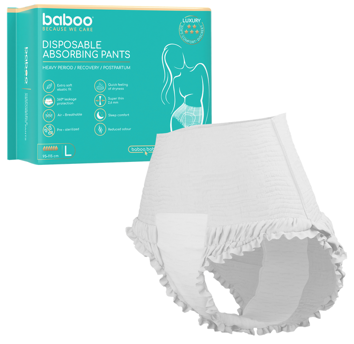 BABOO L Izmēra absorbējošas biksītes