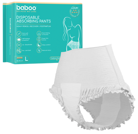 BABOO L Izmēra absorbējošas biksītes
