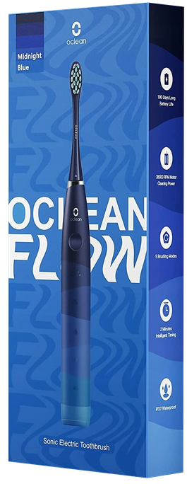 OCLEAN Electric Flow Blue ar elektroniskā piedziņa zobiem, 1 vienums
