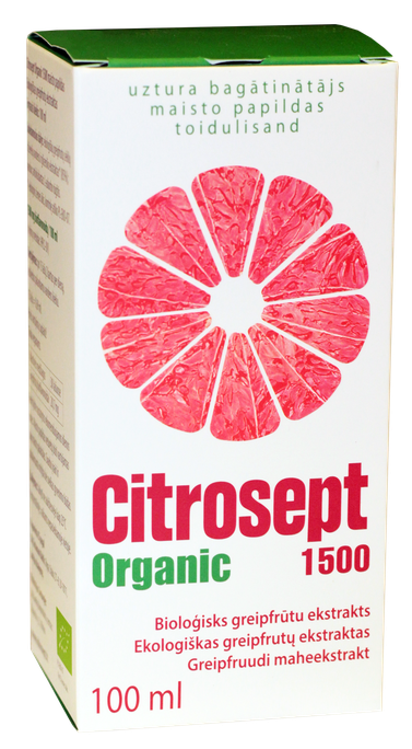 CITROSEPT Bioloģiskā versija - 1500 pilieni, 100 ml